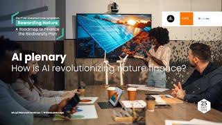 AI plenary: How is AI revolutionizing nature finance?