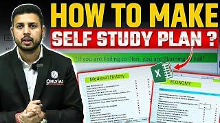 How to Make Self Study Plan ? | Prelims 2025 -26 | PW OnlyIAS