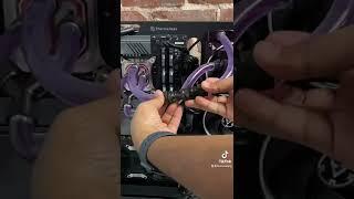 Does Quick Connect Fittings put air inside a water cooling loop? #shorts