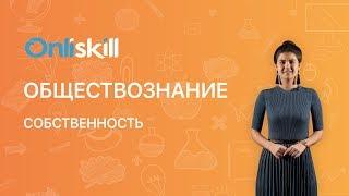 Обществознание 8 класс: Собственность