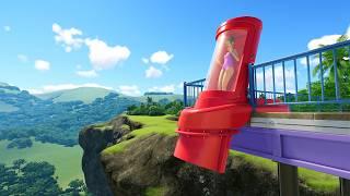 Trap Door Death Drop Water Slide – Planet Coaster 2