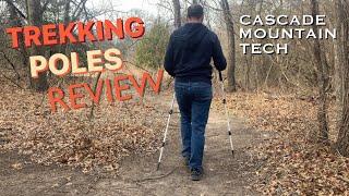 Cascade Mountain Tech Trekking Pole Review - Cheapest Trekking Poles!