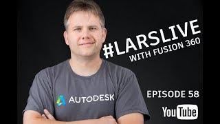 Fusion 360 — Mix 3D CAM Toolpaths with 2D — And Your Comments & Questions — #LarsLive 58