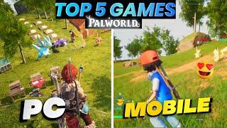 Top 5 Games Like Palworld For Android | Download From Playstore