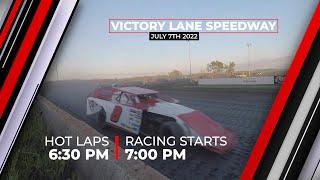 This Thursday July 7th 2022, on Cooleddown.tv Weekly Racing LIVE from Victory Lane Speedway