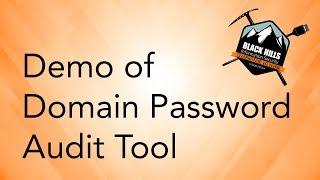 Demo of Domain Password Audit Tool