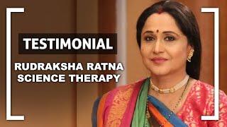 Marathi Actress Nishigandha Wad Testimonial on Sakhashree Neeta's Rudraksha Ratna Science Therapy