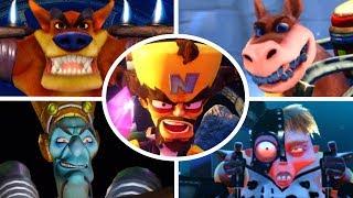 Crash Bandicoot N. Sane Trilogy - All Bosses (No Damage)