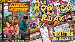 How To Play Comic Hunters Board Game