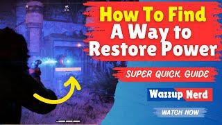 How to Find a Way to Restore Power in Star Wars Outlaws - Easy Guide