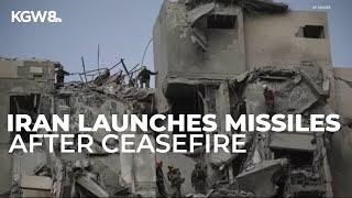 Four dead in Israel as Iranian strike hits hours after ceasefire deadline