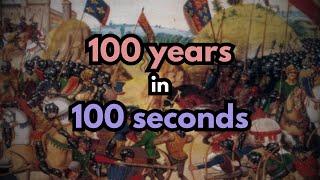 Hundred Years' War in 100 seconds