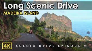 Madeira, Portugal | 4K Virtual Driving Tour | Madeira Beautiful Scenery | Forests, Mountains, Ocean