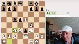 Live das Halasz-McDonnel-Gambit gespielt!