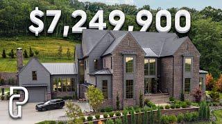 Inside a $7,249,900 MEGA mansion near Nashville Tennessee!