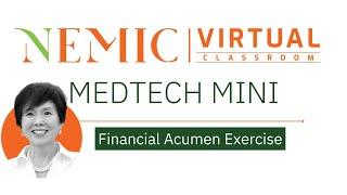 Med Tech Mini: Financial Acumen