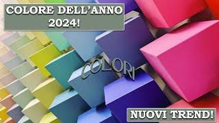 INTERIOR DESIGN COLORS - Colors of the year 2024; new trends!