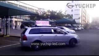 Taxi Top Avertising LED Display Taxi Top Sign Car Roof LED Screen