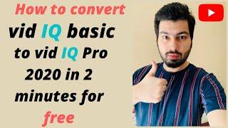 How to crack vid iq pro in 2 minutes l vidiq pro free l Youtube seo l vidiq vision for youtube