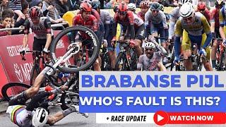 De Brabantse Pijl - crashes, racing and a big fan from Australia