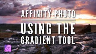 풍경 사진 편집을 위해 Affinity Photo Gradient 도구 사용