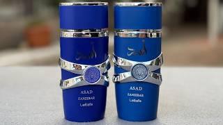 Fake vs Real Lattafa Asad Zanzibar Perfume