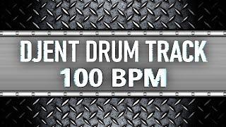 Dark Djent Metal Drum Track 100 BPM Drum Beat (Isolated Drums) [HQ]