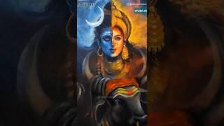 Shiv Shakti Acrylic Painting  #shorts #shiv #shakti #shivshakti #shivratri #acrylic #painting