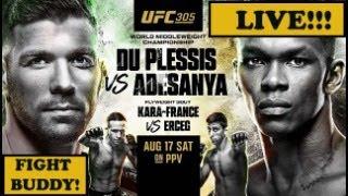 UFC 305: Du Plessis Vs. Adesanya + Kara-France Vs. Erceg - Live Stream Full Fight Companion