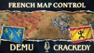 Map Control at its best - DeMu vs Crackedy - AoE4 Highlight Games #21