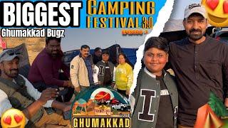 फाइनली BIGGEST Camping Festival 3.0️with@Ghumakkadbugz & @retiredpunjabi1547At Jaipur#camping