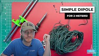 Building a CHEAP DIY 2 Meter Dipole Antenna!