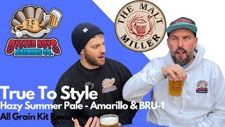 Grain to Glass Summer Hazy Pale All Grain Kit with Amarillo & BRU-1 from The Malt Miller