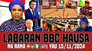 BBC Hausa Labaran Duniya Na Rana Yau 15/11/2024 #bbc