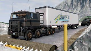 Trucks vs Speed Bumps #83 | BeamNG Drive | Truck &Too