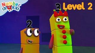 Numberblock Castle | Full Episode - S2 E14 | Numberblocks (Level 2 - Orange 🟠)