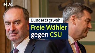 Bundestagswahl: Freie Wähler und CSU buhlen um Wählerschaft | Kontrovers | BR24