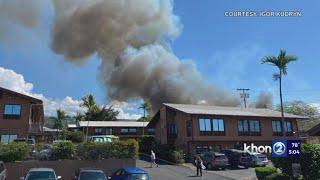 Big Island brush fire prompts evacuations, road closures in Kailua-Kona