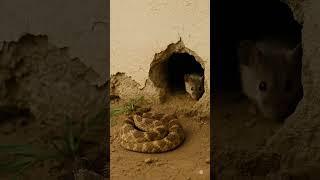 Mouse, come on out. / #cute #funnypets #snake #mouse
