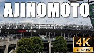 【4K Tokyo virtual tour】Walking around Ajinomoto Stadium Tokyo