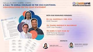 A Call to Moral Courage in the 2022 Elections: Conversations on the CEAP Statement.