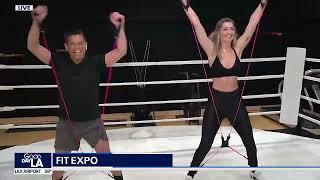 KTTV at TheFitExpo Los Angeles with Total Body Band 1013am