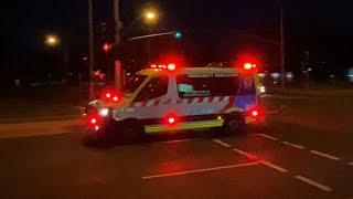 Ambulance Victoria responding code 1