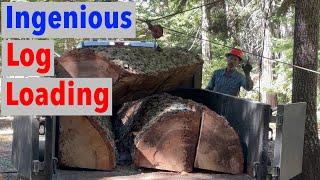 How to Load Heavy Logs Without a Loader