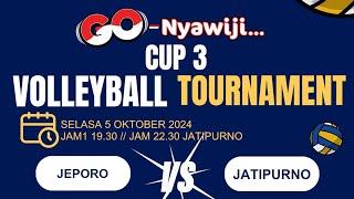  LIVE STREAMING VOLLEYBALL TURNAMEN GO NYAWIJI CUP 3 2024 DSN BLIMBING JEPORO VS JATIPURNO