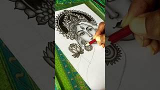 Shri Mata Lakshmi drawing #Lakshmi #trending #artist #pencil