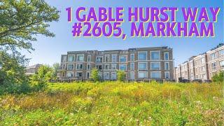  HOT NEW LISTING: 1 Gable Hurst Way #2605 in Markham!