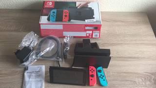 Nintendo Switch Konsole Neon-Rot/Neon-Blau ***UNBOXING***