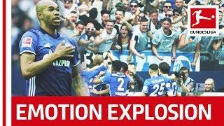 Greatest Fan Celebration In Super Slow Motion - After Unbelievable Free Kick Goal Against Dortmund