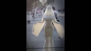 Halloween costume White ghost  #cosplay #cosplaycommunity